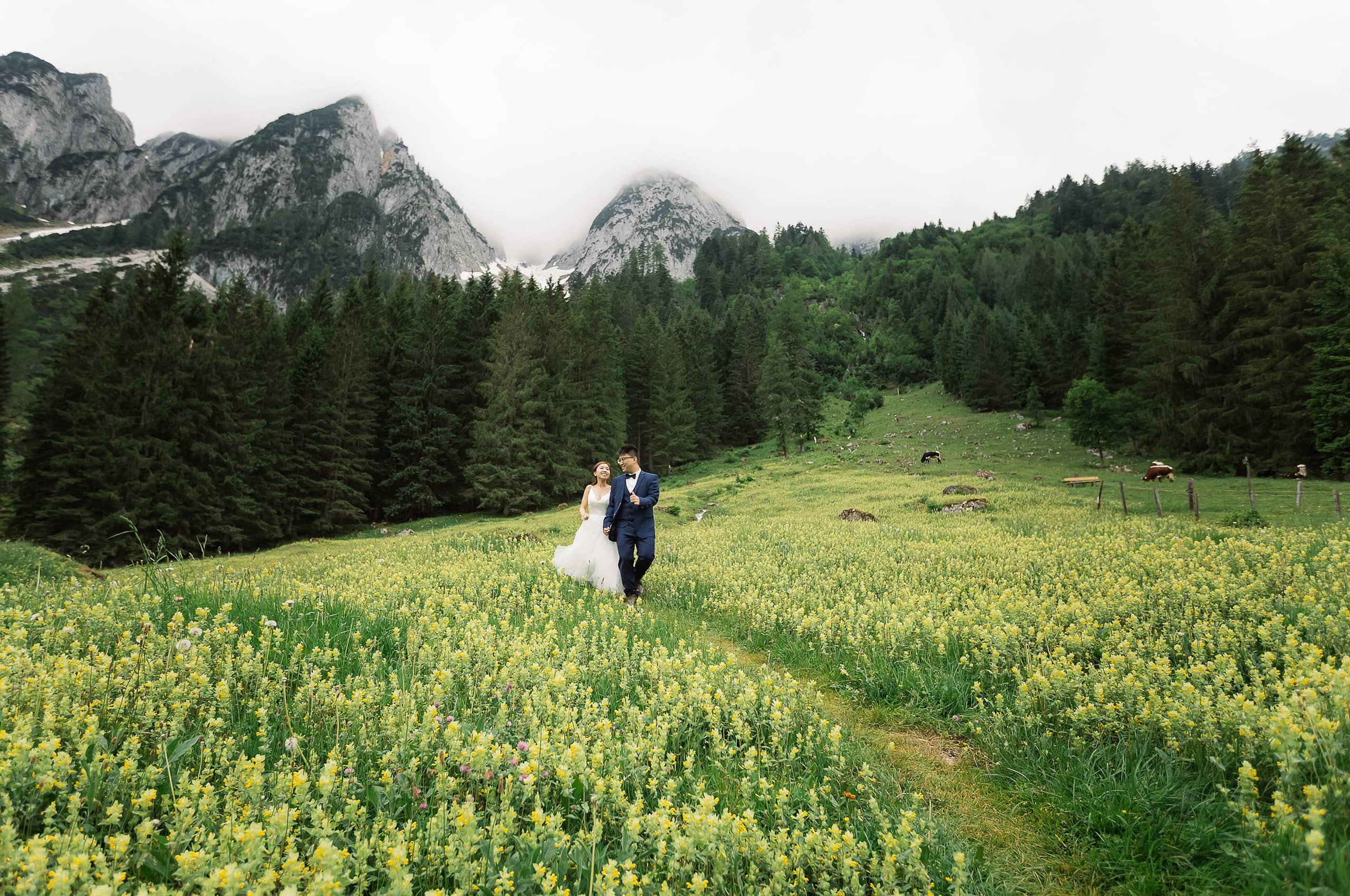 Pre wedding in Alps
